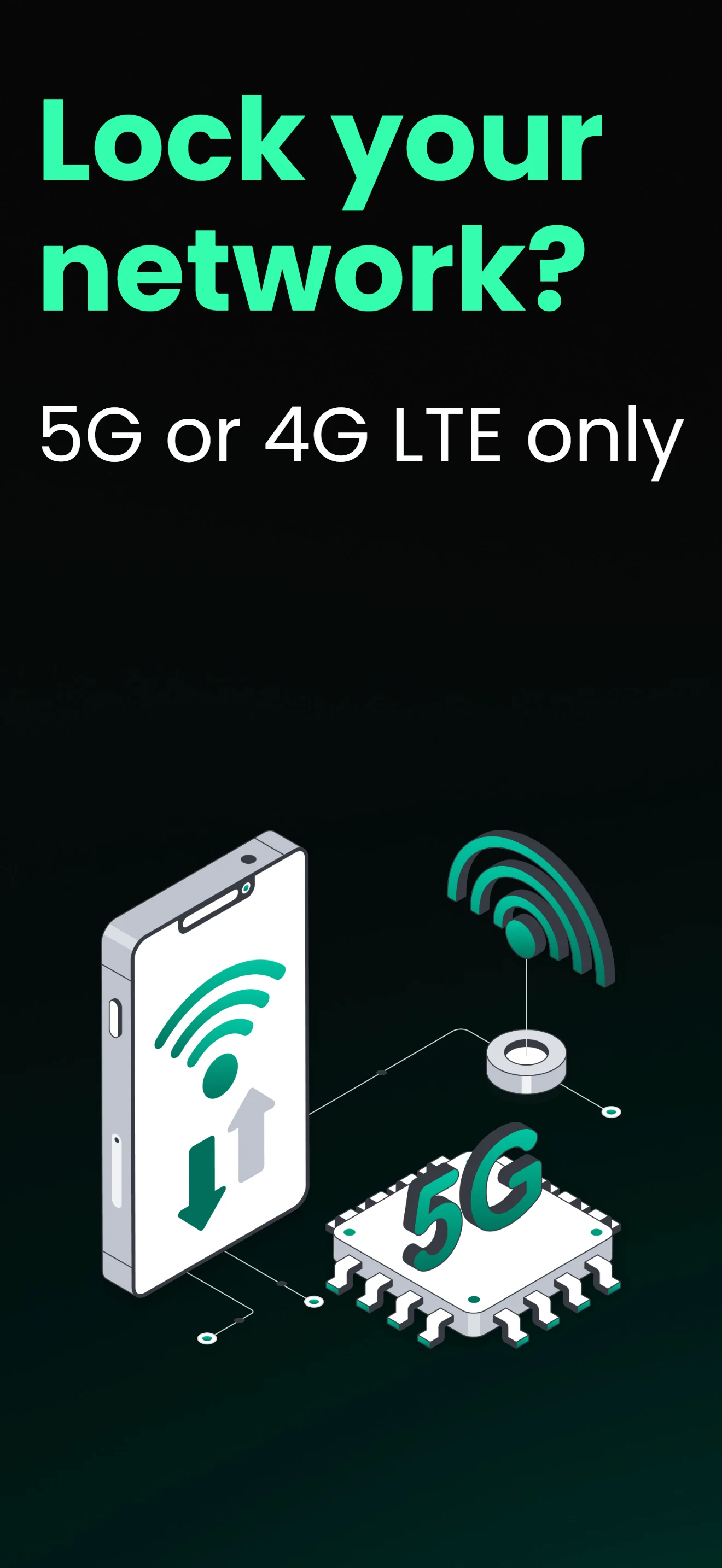 4G Lte Force Only: 5G Switcher screenshot