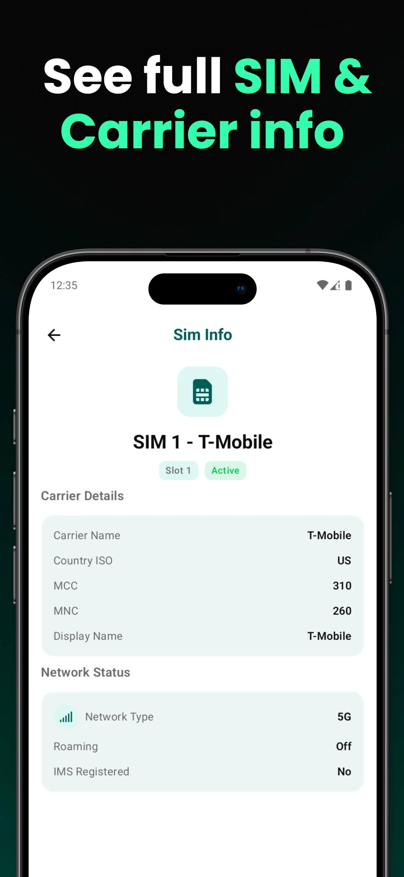 4G Lte Force Only: 5G Switcher screenshot