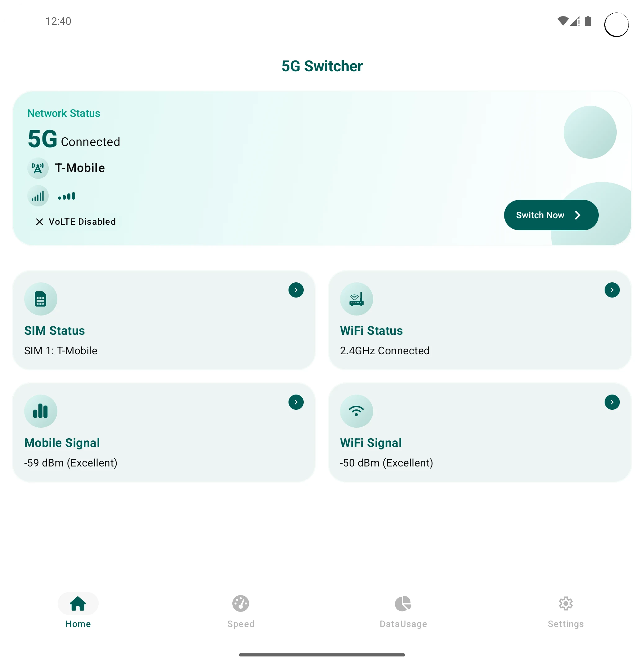 4G Lte Force Only: 5G Switcher screenshot